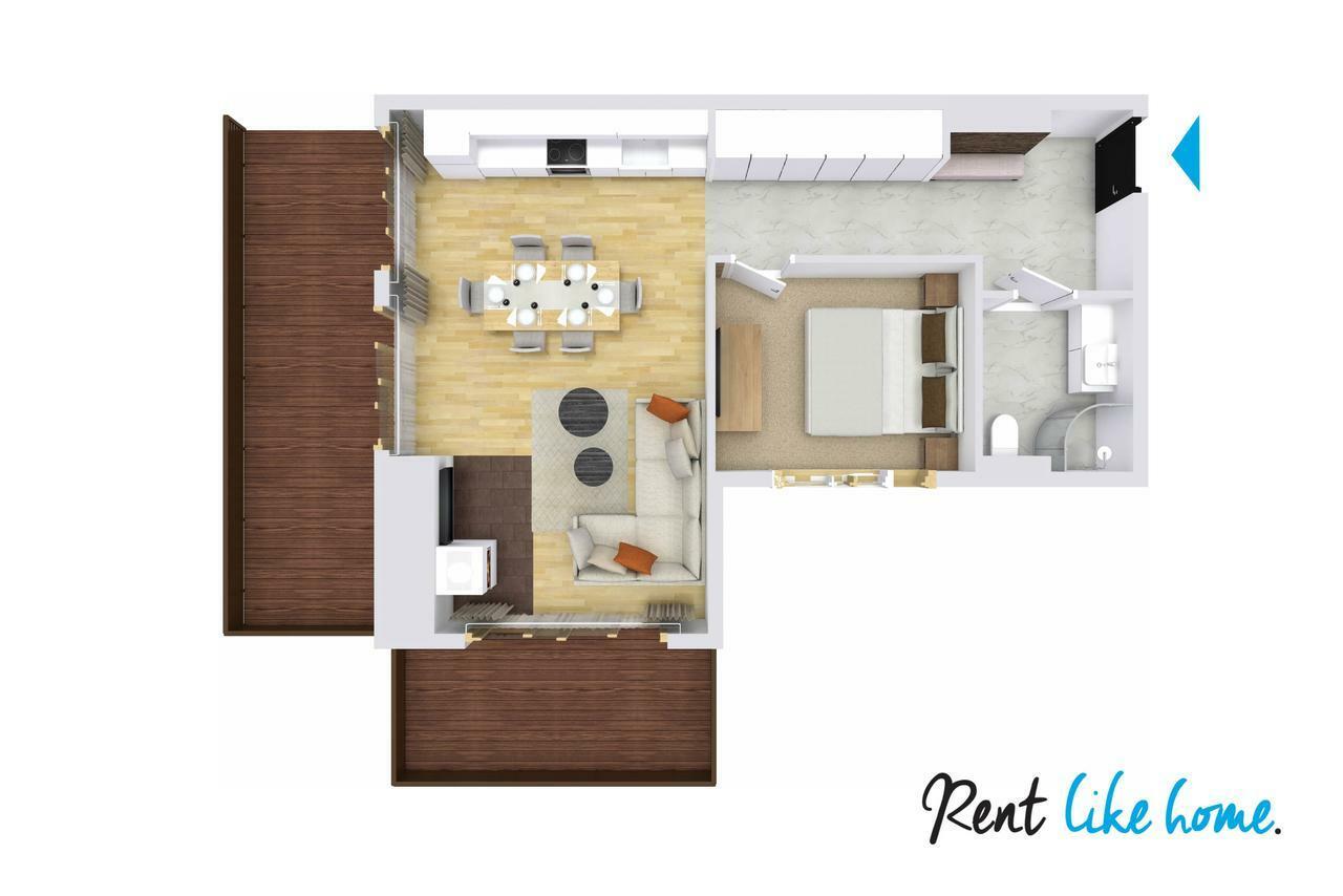 Rent Like Home - Goszczynskiego II 자코파네 외부 사진